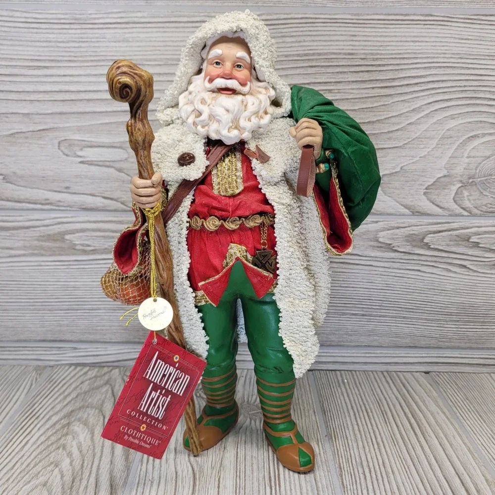 Lyn Fletcher Clothtique Celtic Father Christmas Irish Santa American Artist Club